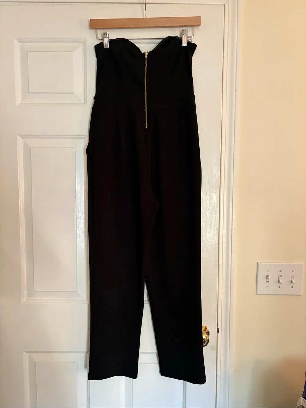 Express Strapless Black Jumpsuit